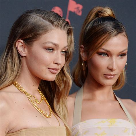 versace tits|Gigi and Bella Hadid pose completely nude for Versace.